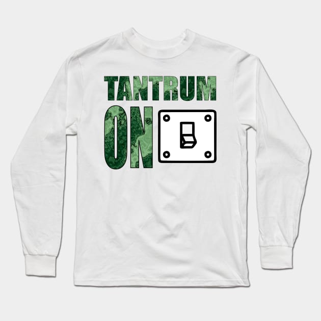 Tantrum On Long Sleeve T-Shirt by damieloww